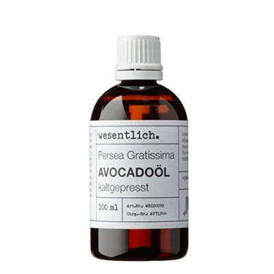 Afbeelding van Koudgeperste avocado olie 100 ml 100% zuiver (Persea Gratissima) wesentlich.