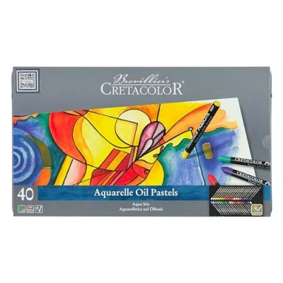 Afbeelding van Cretacolor Aquastick in blik 40 kleuren