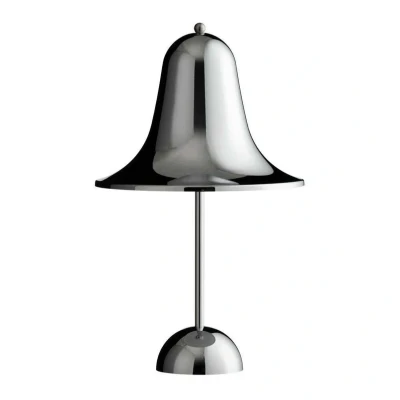 Afbeelding van VERPAN Pantop portable LED tafellamp, chroomkleurig