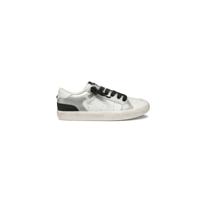Afbeelding van Geox J Gisli Sneakers laag voor kinderen, Maat: 37, White silver Kunststof/ textiel