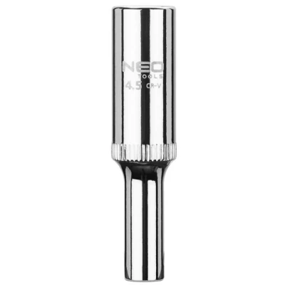 Afbeelding van NEO Zeskant Dop lang 4,5 mm, 1/4&quot; aansluiting