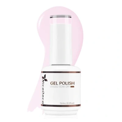 Afbeelding van Nicedeco Nagellak, 15 ml, Nude Rose, UV/LED, soak off, gel, manicure, pedicure, professioneel, gebruik in salon en thuis, houdt lang eenvoudig aan te brengen 012