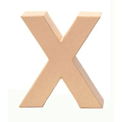 Image de GLOREX en carton Lettre X, naturel, x