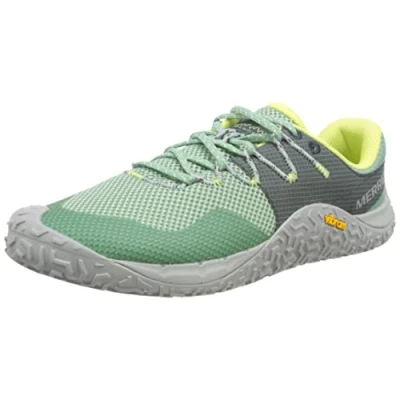 Afbeelding van Merrell Trail Glove 7 Hardloopschoenen neutraal, Dames, Maat: 36, Jade Kunststof/ textiel
