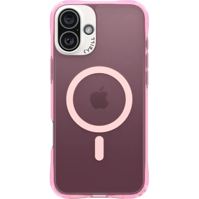 Afbeelding van Cyrill Ultra Sheer Mag PC Back Cover Roze/Transparant Apple iPhone 16