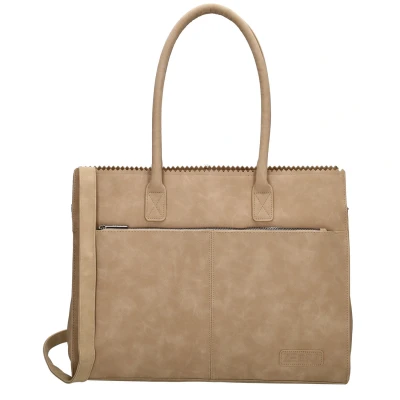 Afbeelding van Zebra Trends Noa Laptoptas 15,6 inch (34.5x19.4 cm) Zand