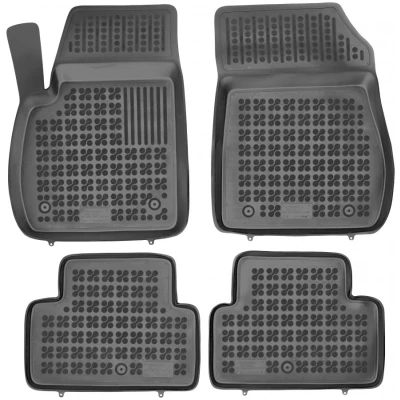 Afbeelding van REZAW PLAST 200518 Vloermatset Rubber voor en achter Zwart OPEL: Zafira C Tourer