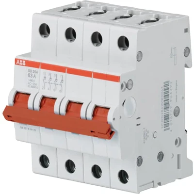 Afbeelding van ABB hoofdschakelaar mistral lijn 4 P 40A SD204/40