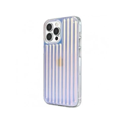 Afbeelding van UNIQ Coehl Linear Back Cover hoesje voor Apple iPhone 13 Pro Max Opaal/Glanzend