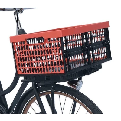 Afbeelding van Plates4bikes Vouwkrat + Multi Plaat koraal