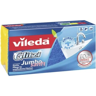 Afbeelding van Vileda 00142 Spons Zwart 1 stuk(s)