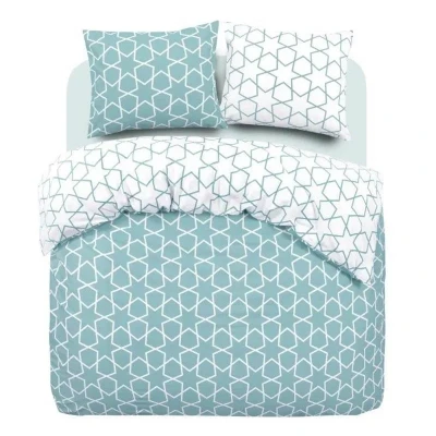 Afbeelding van Day Dream Floor Dekbedovertrek Lits jumeaux 240x200/220 cm + 2 kussenslopen 60x70 Blauw
