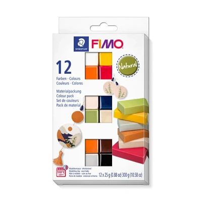 Image de Staedtler Fimo soft naturel pâte à modeler 25g (12 pièces)