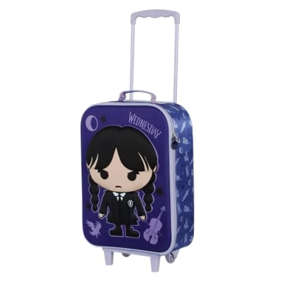 Afbeelding van Karactermania, Koffer, Zachte 3D trolley koffer Chibi, Paars
