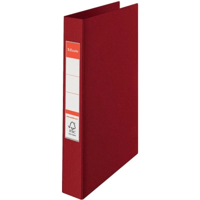 Afbeelding van Esselte Vivida Duurzame Kunststof 2 Rings Ringband voor 190 A4 Vel Rugbreedte van 42mm Bordeaux
