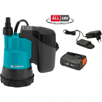 Afbeelding van GARDENA Accu Dompelpomp 2000/2 Schoon Water, 18V P4A Set