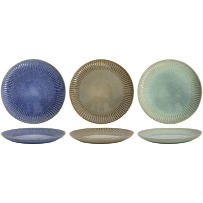 Afbeelding van 6 Stuks Cookinglife Ontbijtborden / Dessertborden Aqua Maris ø 21 cm