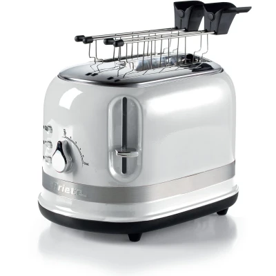 Afbeelding van Ariete 0419/01 Moderna broodrooster 2 sneden 6 standen tostiklemmen 815 Watt wit