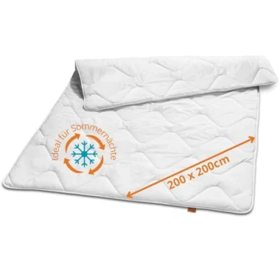Afbeelding van sleepling 196441 ultra licht zomerdekbed microvezel Made in EU Ökotex 100 wasbaar op 60 graden 200 x cm, wit
