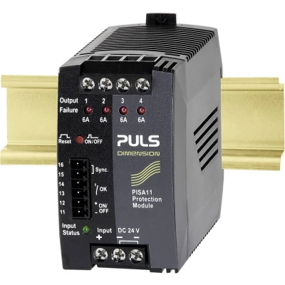 Afbeelding van PULS DIMENSION PISA11.406 Zekeringsmodule 24 V/DC 6 A Aantal uitgangen: 4 x Inhoud: 1 stuk(s)
