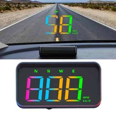 Afbeelding van YOUNICE HUD Head Up multifunctioneel M2S display universele snelheidsmeter projector met snelheid en automatische lichtherkenning voor alle automodellen