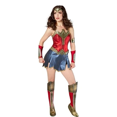 Afbeelding van Rubie&#039;s Verkleedpak Wonder Woman Dames Rood 5 delig Mt L