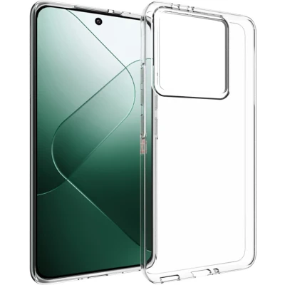 Afbeelding van Accezz Hoesje Geschikt voor Xiaomi 14T Pro Siliconen Clear Backcover Transparant