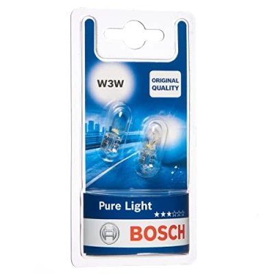 Image de Bosch Automotive W3W Pure Light lampes auto 12 V 3 W W2,1x9,5d 2 ampoules