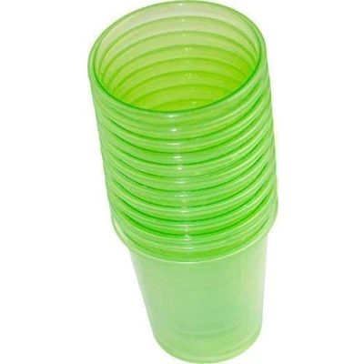 Afbeelding van 80 Stuks Medicijn Tank Brandy Medicine Cups Premium Kom Verschillende Kleuren van Medi Inn Groen