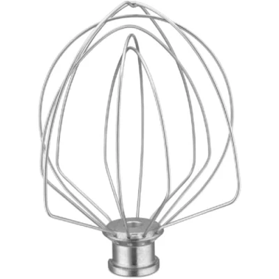 Image de KitchenAid Fouet À 6 Fils Pour Grands Robots Pâtissiers Bol Relevable 5ksmbl6w Stainless Steel