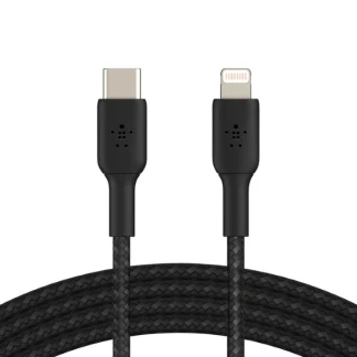 Afbeelding van Belkin Usb kabel Lightning 1 M Verdraaid Zwart (caa004bt1mbk)