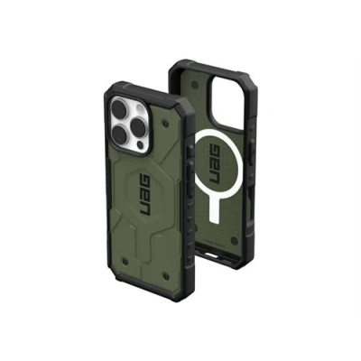 Afbeelding van Urban Armor Gear Pathfinder Hoesje Geschikt voor Apple iPhone 16 Pro Compatibel met MagSafe Back Cover Beschermhoes Olive