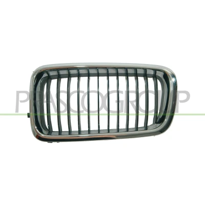 Afbeelding van PRASCO BM0982004 Grille Auto Links chroom/zwart BMW: 7