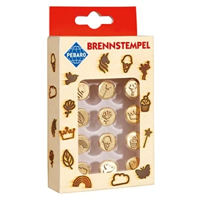 Afbeelding van Pebaro Brandstempels 12 stuks Unicorn Cupcake
