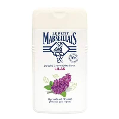 Image de Le Petit Marseillais Douche &amp; Bain Crème Extra Doux, Lilas, 250ml (l&#039;emballage peut varier)