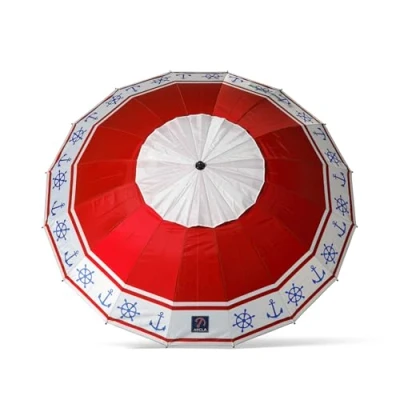 Afbeelding van Strandparasol Rood Ø 220 cm SPF50+ Anker