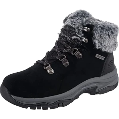 Afbeelding van BOBS from Skechers Blizzard Snowboots, Dames, Maat: 38, Zwart Hoogwaardig imitatieleer