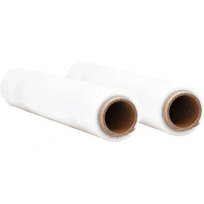 Afbeelding van vidaXL Stretchfilm 2 st transparant 20 μm 50 cm x 300 m