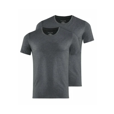 Afbeelding van Falke Daily Comfort SOFT Cotton Hemd, Heren, Maat: XL, Dark grey heather