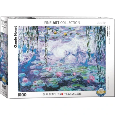 Afbeelding van Puzzel Eurographics Claude Monet: De waterlelies, 1000 stukjes
