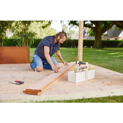 Afbeelding van Plank douglas 2,8x17,5x400 cm Tuindeco