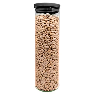 Afbeelding van vershouddoos, rond, 1500 ml, BPA vrij, gemakkelijk afsluitbaar, luchtdicht, glas, 23,5 x 10 cm