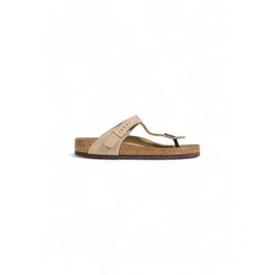 Afbeelding van Birkenstock Muiltjes, Dames, Maat: 36, Beige Leer
