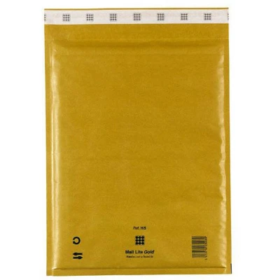 Afbeelding van Mail Lite Sealed Air Gold Bubble Bags (Pack Of 10) (Gold)