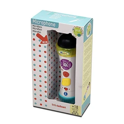 Afbeelding van Speelgoedmicrofoon voor Kinderen Tachan Microfoon met veel Effecten Inclusief Opnamefunctie en Zaklamp