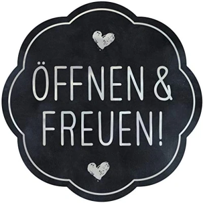 Afbeelding van AVERY Zweckform Promotie etiketten &#039;Open&#039;, zwart