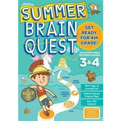 Afbeelding van Summer Brain Quest For Adventurers Between Grades 3 &amp; 4