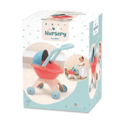 Afbeelding van Ecoiffier Nursery Poppenwagen Pastel