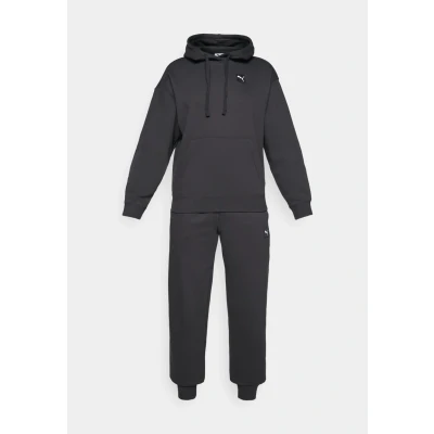 Afbeelding van Puma Loungewear Sweat Suit Comfort FL cl Dames Trainingspak Black