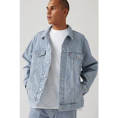 Afbeelding van Levi&#039;s Relaxed FIT trucker Spijkerjas, Heren, Maat: Small, On the road again